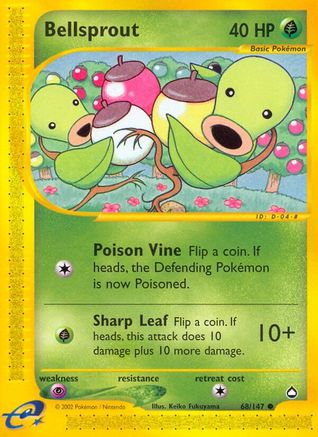 Bellsprout (68) (68) [Aquapolis] Reverse Holofoil - Deck Out Gaming