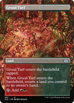 Gruul Turf (Borderless) (407) [Double Masters 2022] - Deck Out Gaming