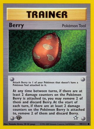 Berry (99) [Neo Genesis] 1st Edition - Deck Out Gaming