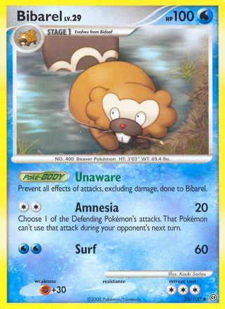 Bibarel (32) [Stormfront] Reverse Holofoil - Deck Out Gaming