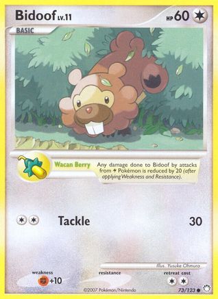 Bidoof (73) [Mysterious Treasures] Reverse Holofoil - Deck Out Gaming