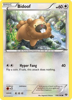 Bidoof (106) [XY Base Set] - Deck Out Gaming