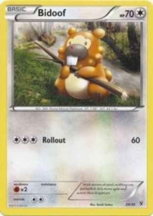 Bidoof (106) [XY Base Set] Reverse Holofoil - Deck Out Gaming
