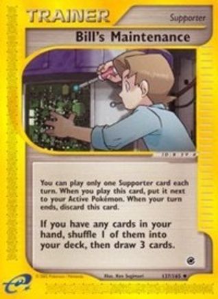 Bill's Maintenance (137) [Expedition] Reverse Holofoil - Deck Out Gaming