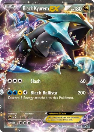 Black Kyurem EX (95) [Plasma Storm] Holofoil - Deck Out Gaming