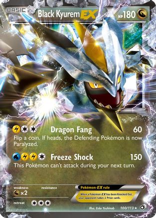 Black Kyurem EX (100) [Legendary Treasures] Holofoil - Deck Out Gaming