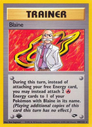Blaine (100) [Gym Challenge] 1st Edition - Deck Out Gaming