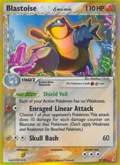 Blastoise (Delta Species) (2) [Crystal Guardians] Reverse Holofoil - Deck Out Gaming