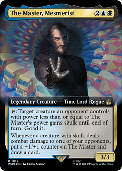 The Master, Mesmerist (Extended Art) (Surge Foil) (1019) [Doctor Who] foil - Deck Out Gaming
