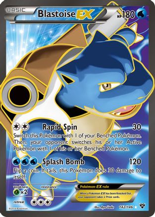 Blastoise EX (142 Full Art) (142) [XY Base Set] Holofoil - Deck Out Gaming