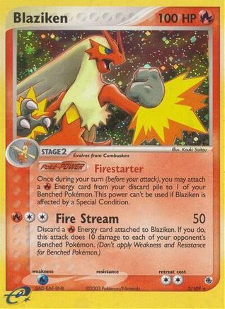 Blaziken - 3/109 (3) [Ruby and Sapphire] Holofoil - Deck Out Gaming