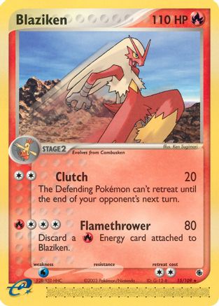 Blaziken - 15/109 (15) [Ruby and Sapphire] - Deck Out Gaming