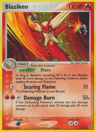 Blaziken (1) [Emerald] Reverse Holofoil - Deck Out Gaming