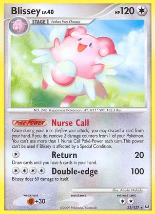 Blissey (22) [Platinum] Reverse Holofoil - Deck Out Gaming