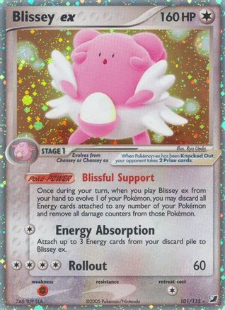 Blissey ex (101) [Unseen Forces] Holofoil - Deck Out Gaming
