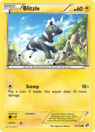Blitzle (41) (41) [Black and White] - Deck Out Gaming