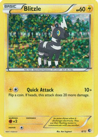Blitzle - 6/12 (6) [McDonald's Promos 2011] Holofoil - Deck Out Gaming