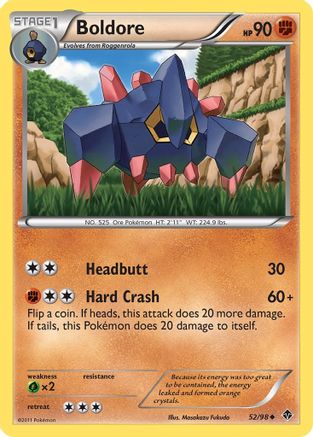 Boldore (52) (52) [Emerging Powers] Reverse Holofoil - Deck Out Gaming