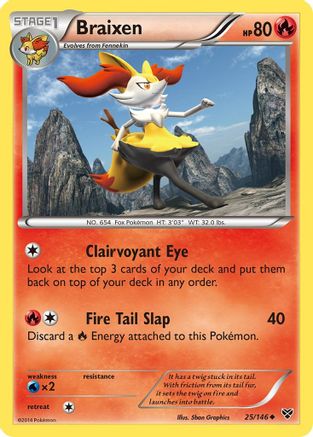 Braixen (25) [XY Base Set] Reverse Holofoil - Deck Out Gaming