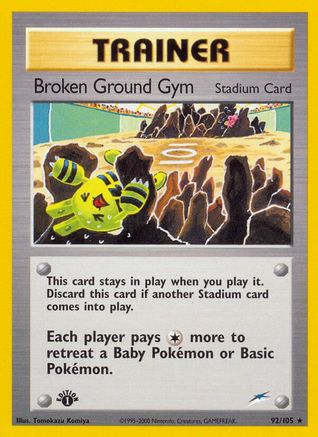 Broken Ground Gym (92) [Neo Destiny] - Deck Out Gaming