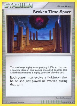 Broken Time-Space (104) [Platinum] Reverse Holofoil - Deck Out Gaming