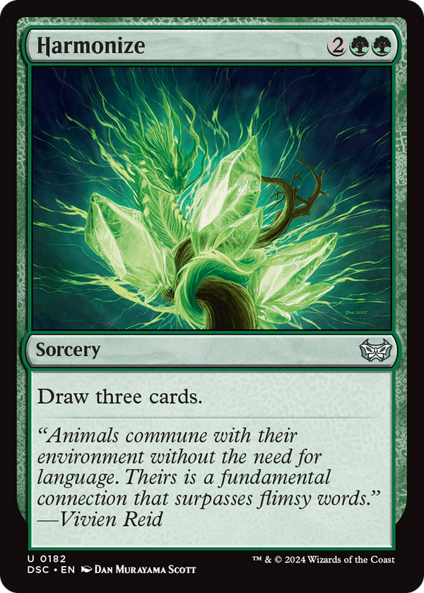Harmonize (182) [Duskmourn: House of Horror Commander] - Deck Out Gaming