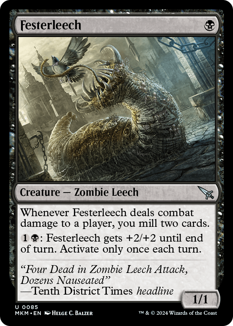 Festerleech (85) [Murders at Karlov Manor] foil - Deck Out Gaming