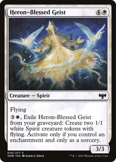 Heron-Blessed Geist (19) [Innistrad: Crimson Vow] foil - Deck Out Gaming