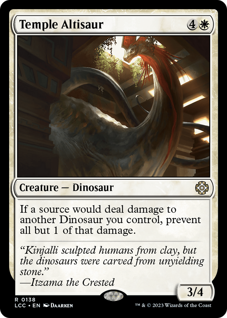 Temple Altisaur (138) [The Lost Caverns of Ixalan Commander] - Deck Out Gaming