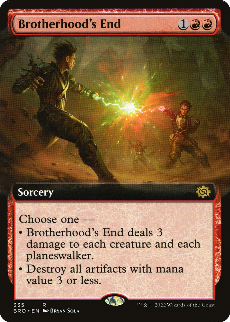 Brotherhood's End (Extended Art) (335) [The Brothers' War] foil - Deck Out Gaming