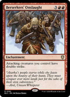 Berserkers' Onslaught (192) [Bloomburrow Commander] - Deck Out Gaming