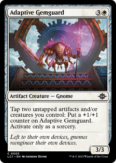 Adaptive Gemguard (3) [The Lost Caverns of Ixalan] foil - Deck Out Gaming
