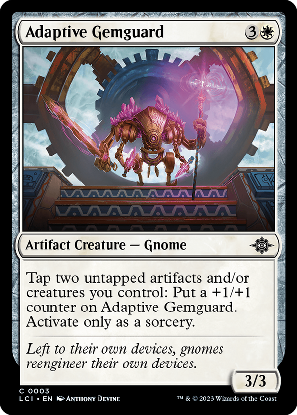 Adaptive Gemguard (3) [The Lost Caverns of Ixalan] foil - Deck Out Gaming