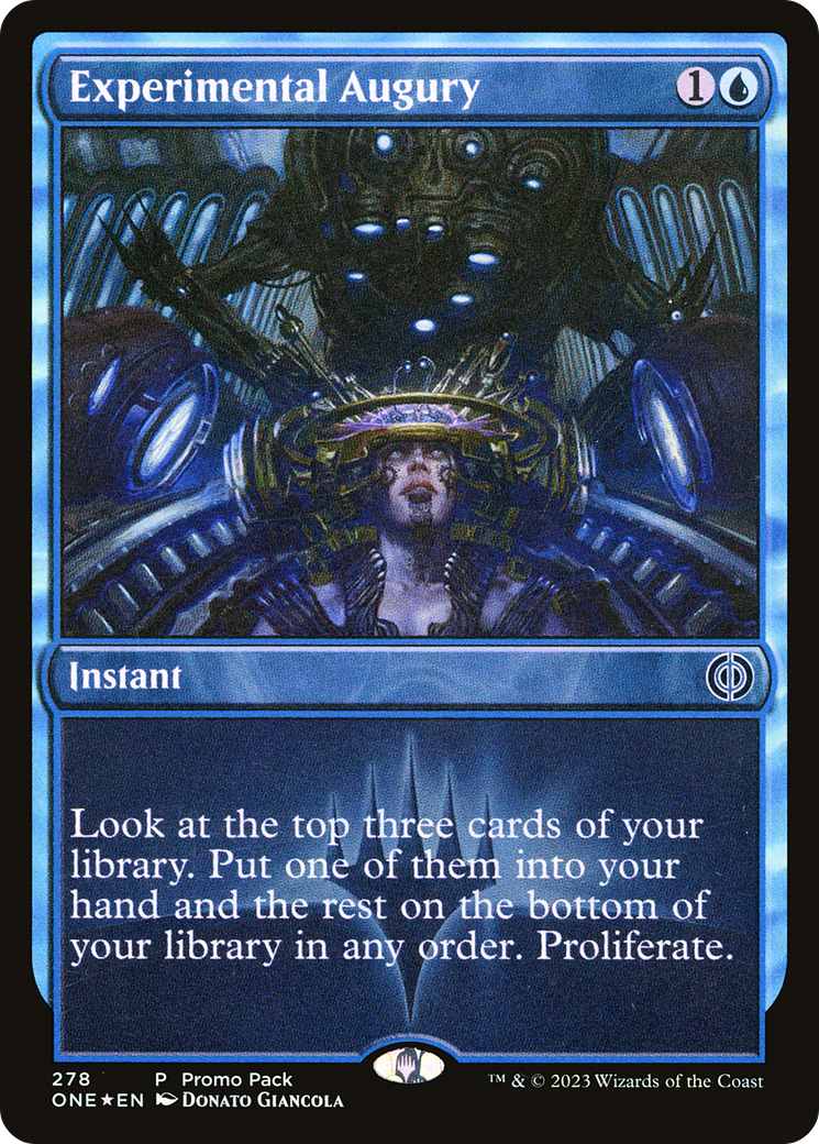 Experimental Augury (278) [Phyrexia: All Will Be One] foil - Deck Out Gaming