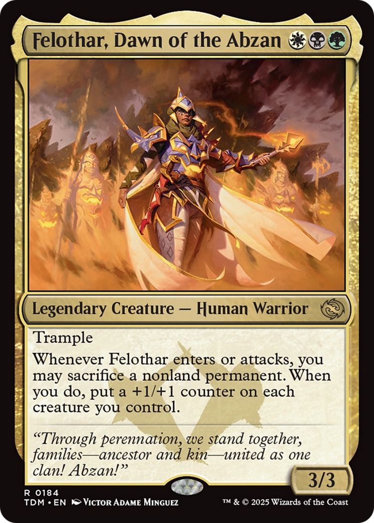 Felothar, Dawn of the Abzan (184) [Tarkir: Dragonstorm] - Deck Out Gaming