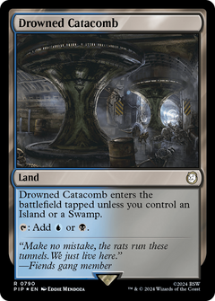 Drowned Catacomb (Surge Foil) (790) [Fallout] foil - Deck Out Gaming