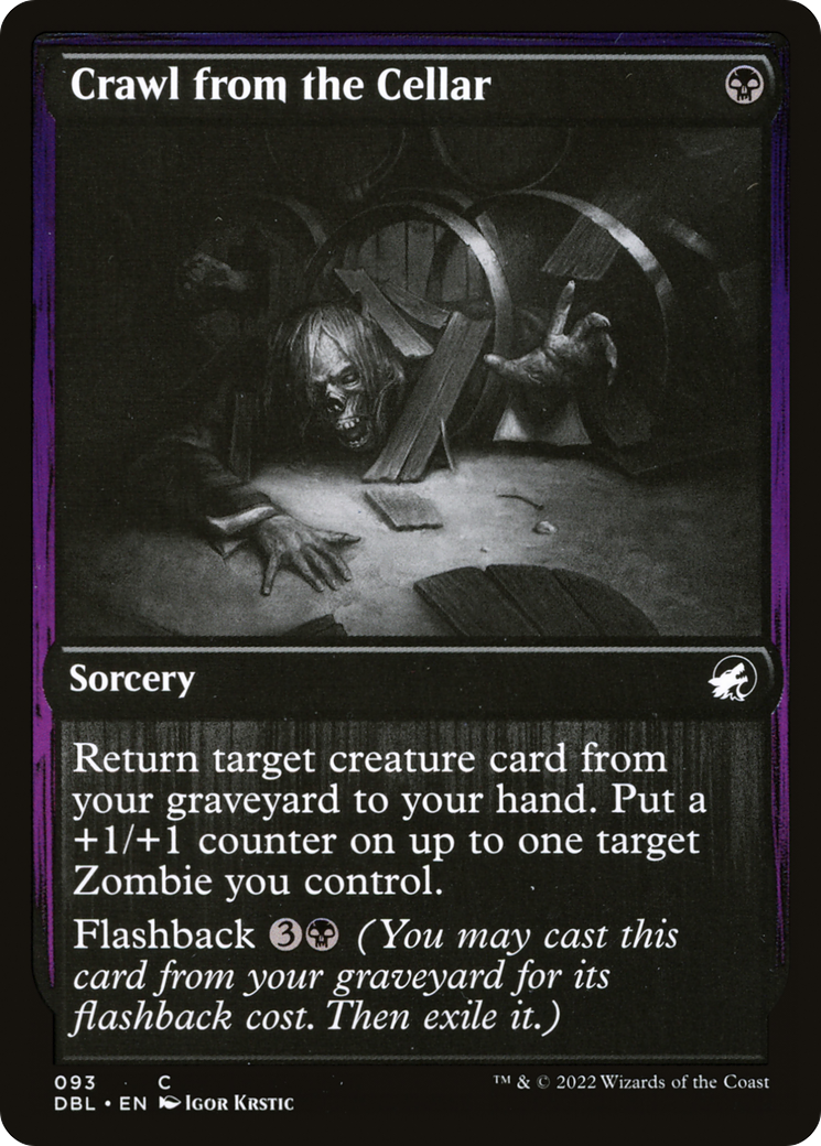 Crawl from the Cellar (93) [Innistrad: Double Feature] foil - Deck Out Gaming