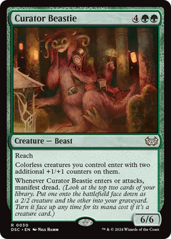 Curator Beastie (30) [Duskmourn: House of Horror Commander] - Deck Out Gaming