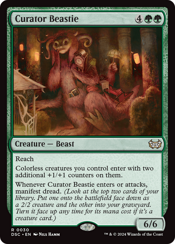 Curator Beastie (30) [Duskmourn: House of Horror Commander] - Deck Out Gaming