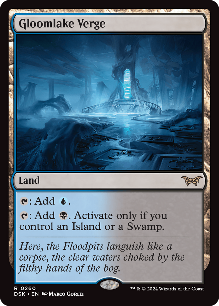 Gloomlake Verge (260) [Duskmourn: House of Horror] foil - Deck Out Gaming