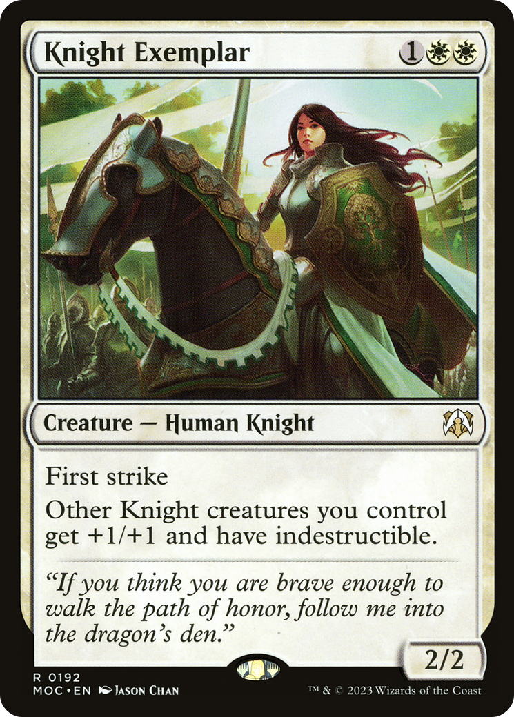 Knight Exemplar (192) [March of the Machine Commander] - Deck Out Gaming