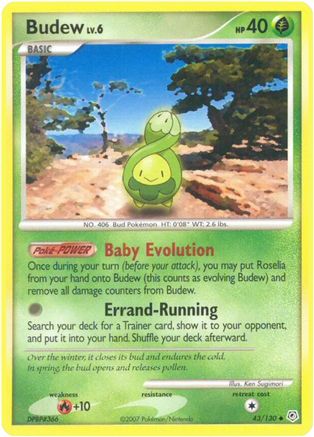 Budew (43) [Diamond and Pearl] Reverse Holofoil - Deck Out Gaming