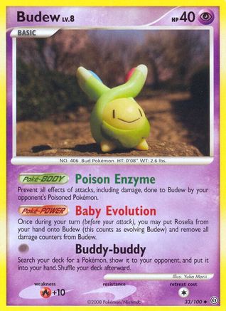 Budew (33) [Stormfront] Reverse Holofoil - Deck Out Gaming
