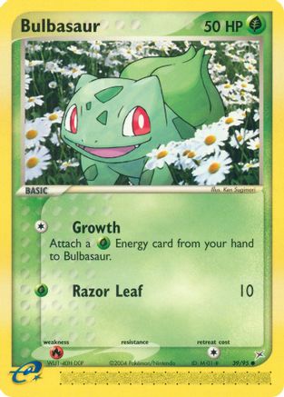 Bulbasaur (39) [Team Magma vs Team Aqua] Reverse Holofoil - Deck Out Gaming