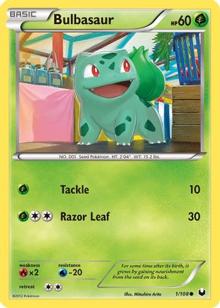 Bulbasaur (1) [Dark Explorers] Reverse Holofoil - Deck Out Gaming