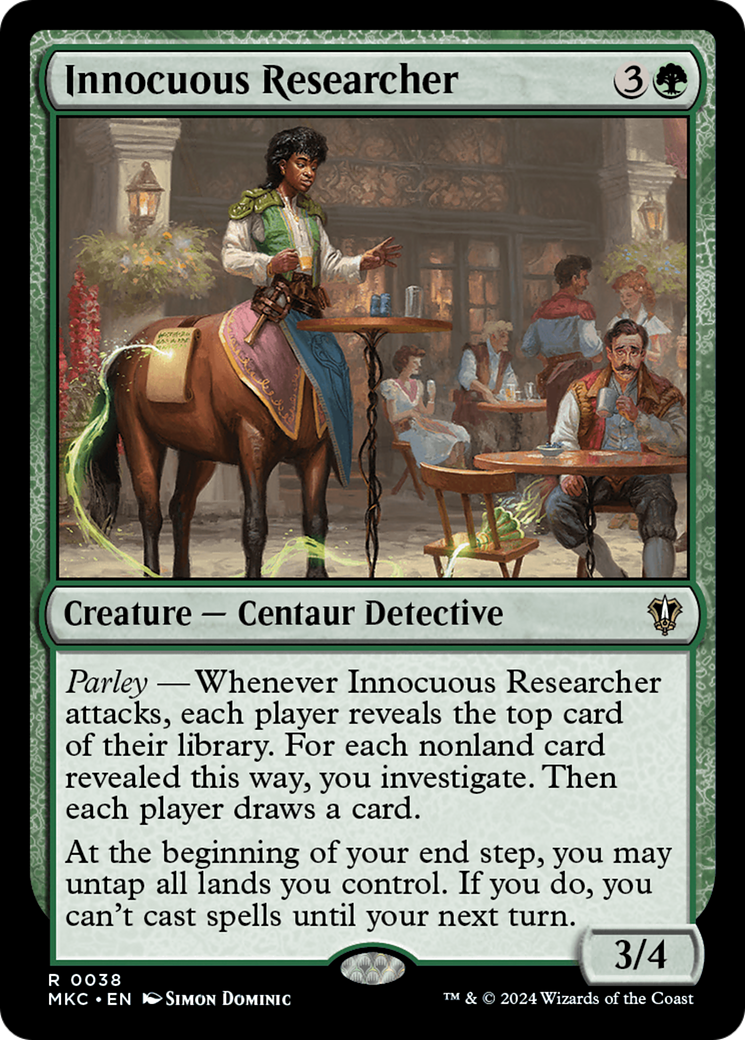 Innocuous Researcher (38) [Murders at Karlov Manor Commander] - Deck Out Gaming