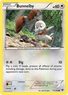 Bunnelby (111) [XY Base Set] Reverse Holofoil - Deck Out Gaming