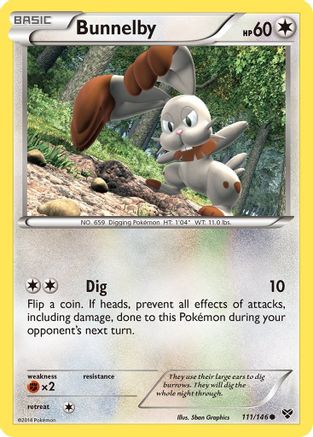 Bunnelby (111) [XY Base Set] Reverse Holofoil - Deck Out Gaming