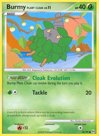 Burmy Plant Cloak (56) [Arceus] - Deck Out Gaming