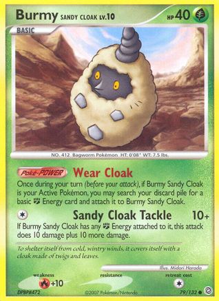 Burmy Sandy Cloak (79) [Secret Wonders] Reverse Holofoil - Deck Out Gaming